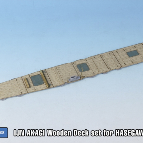 1/700 IJN AKAGI Wooden Deck set for HASEGAWA
