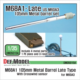 M68A1 105mm Metal Barrel Late Type(for 1/35 M60A3)