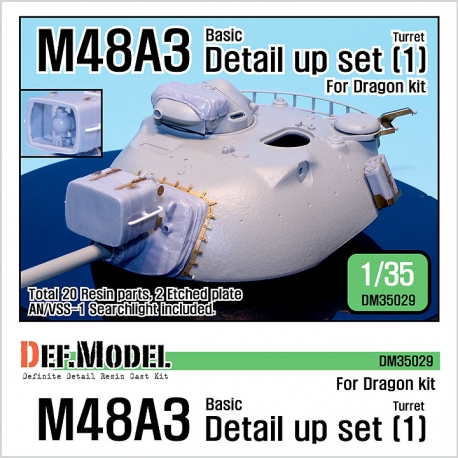M48A3 Basic detail up set (for Dragon 1/35)