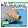 T-62A mantlet canvas cover set (for Trumpeter kit 1/35)