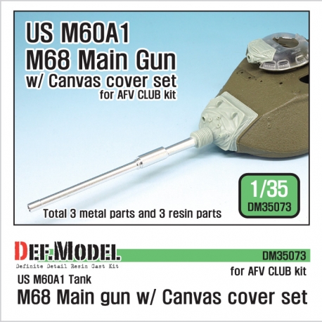 US M60A1 M68 Main gun /canvas cover set(for AFV club 1/35 kit)