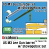 US M3 Lee/ Grant Gun barrel w/ additional toolbox set (for Takom 1/35)