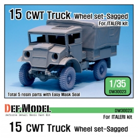 WW2 15 CWT Truck wheel set (for Italeri 1/35)