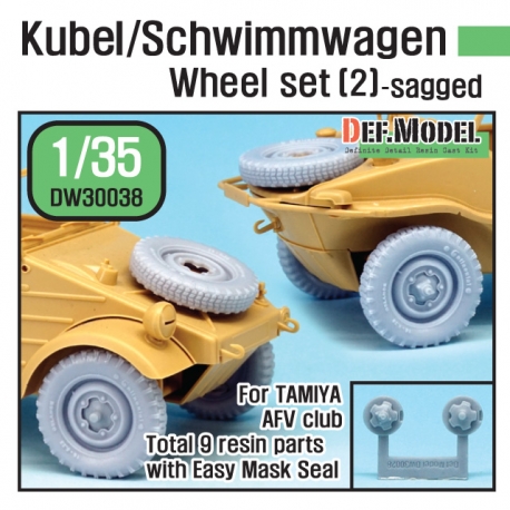 WW2 German Wagen Wheel set 2(dw30003) (for Tamiya, AFV Club 1/35)