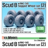 Scud B w/MAZ-543 Sagged Wheel set 2 (for Dragon 1/35)