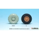 French VAB Sagged Wheel set 1-Mich. XL (for Heller 1/35 6 wheel included)