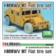 U.S. HMMWV MT Flat tire set (for Academy/Bronco/Tamiya 1/35