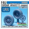F4U-1 Corsair Wheel set 1 (for Tamiya 1/32)