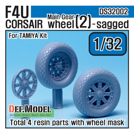 F4U-1 Corsair Wheel set 2 (for Tamiya 1/32)