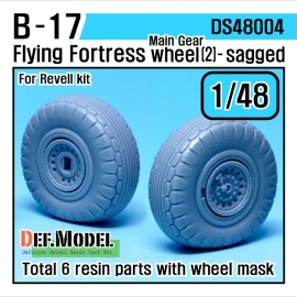 B-17F/G Flying Fortress Wheel set 2 (for Revell 1/48)