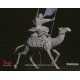 WWI camel mounted Arab flag bearer