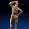 WWII DAK Panzer Officer standing