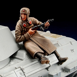 WWII Russian winter tank rider 1