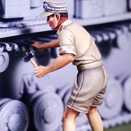 WWII DAK Panzer mechanic