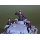 WWII Early war WH panzer crew set (3Figs)
