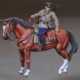 WWII Russian Mounted Officer