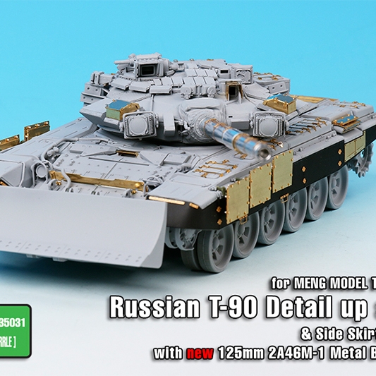 1/35 Russian MBT T-90 Dozer Detail up set w/Side skirts