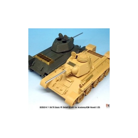 T-34/76 PE Basic detail up set (for Academy/ICM-Revell 1/35)
