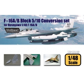 F-16A/B Block 5/10 Conversion set (for Hasegawa 1/48)