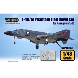 F-4K/M British Phantom Flap down set (for Hasegawa 1/48)
