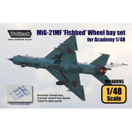 MiG-21MF 'Fishbed' Wheel bay set (for Academy 1/48)