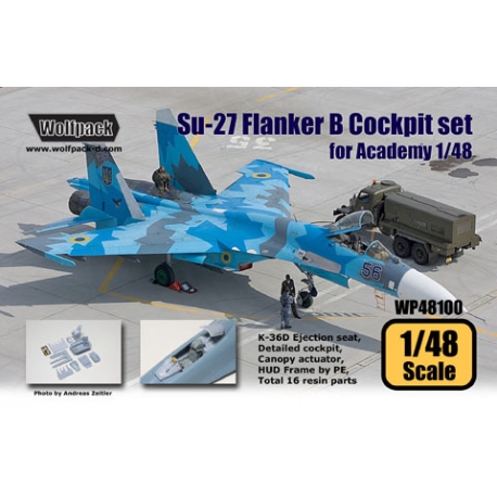 Su-27 Flanker B Cockpit set (for Academy 1/48)