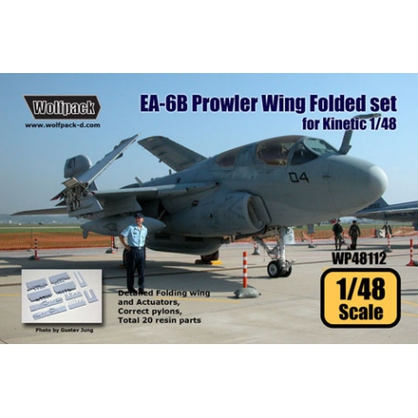 Wolfpack 1/48 scale resin EA-6B Prowler wing fold for Kinetic kit - WP48112 Wolfpack 1/48 scale resin EA-6B Prowler wing fold for Kinetic kit - WP48112