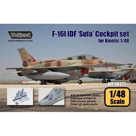 Kits Kinetic Kits K48085 1/48 F-16I Sufa avec arme IDF complète 