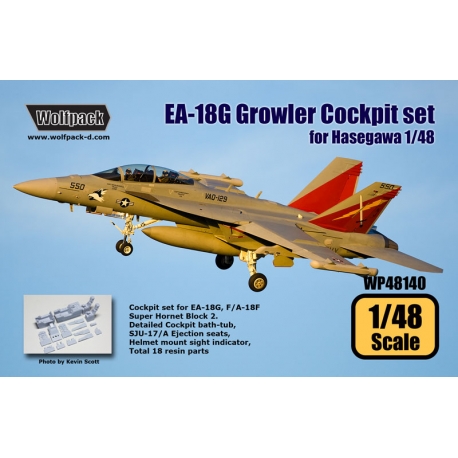 EA-18G Grolwer Cockpit set (for Hasegawa 1/48)