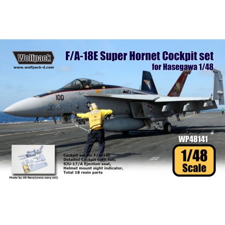 F/A-18E Super Hornet Cockpit set (for Hasegawa 1/48)