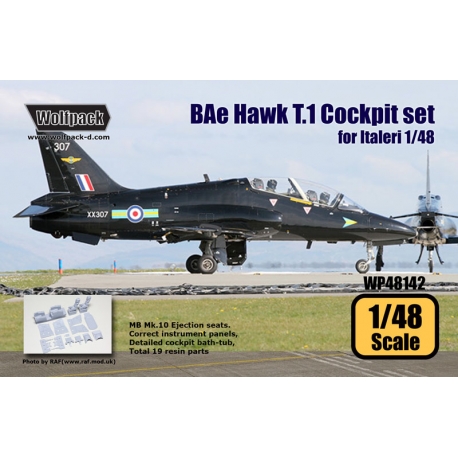 BAe Hawk T.1 Cockpit set (for Italeri 1/48)