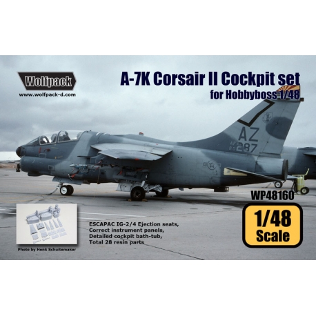 A-7K Corsair II Cockpit set (for Hobbyboss 1/48)