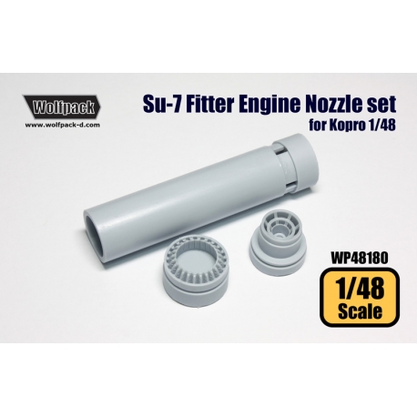 Wolfpack 1/48 Scale Sukhoi Su-7 Fitter Engine Nozzle set for Kopro - WP48180 Wolfpack 1/48 Scale Sukhoi Su-7 Fitter Engine Nozzle set for Kopro - WP48180