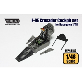 F-8E Crusader Cockpit set (for Hasegawa 1/48)