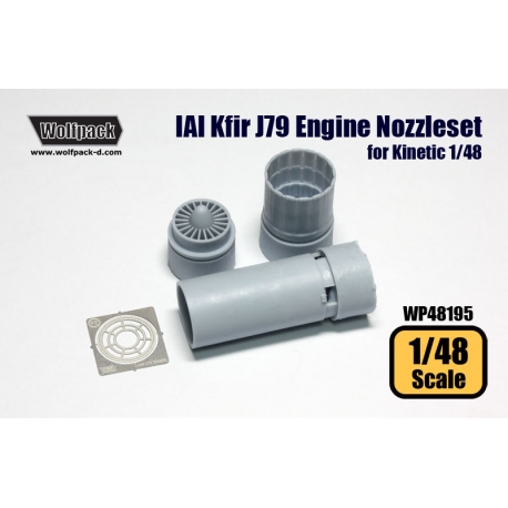 IAI Kfir Engine J79 Engine Nozzle set (for Kinetic 1/48)