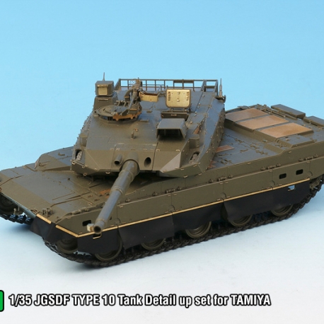 1/35 JGSDF TYPE 10 Tank Detail up set for TAMIYA