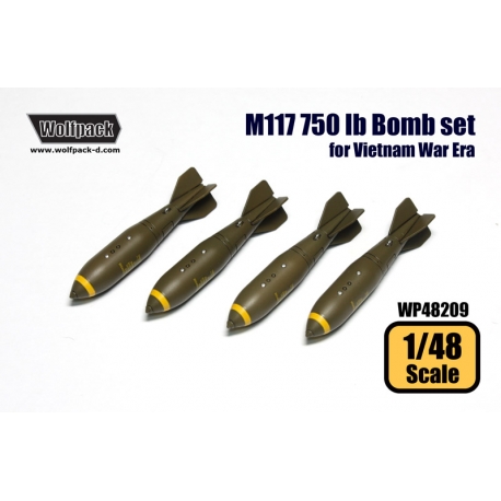 M117 750 lb Bomb set (4 PCS)