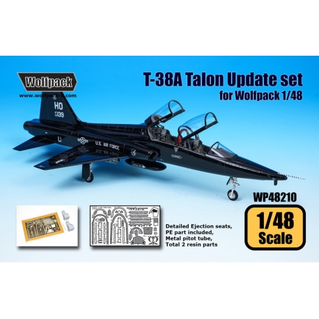 Wolfpack 1/48 scale resin T-38A Talon Update set for Wolfpack kit - WP48210 Wolfpack 1/48 scale resin T-38A Talon Update set for Wolfpack kit - WP48210