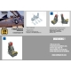 F-106A/B Delta Dart Ejection seat set (for Revell/Trumpter 1/48)