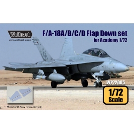 F/A-18A/B/C/D Flap down set (for Academy 1/72)