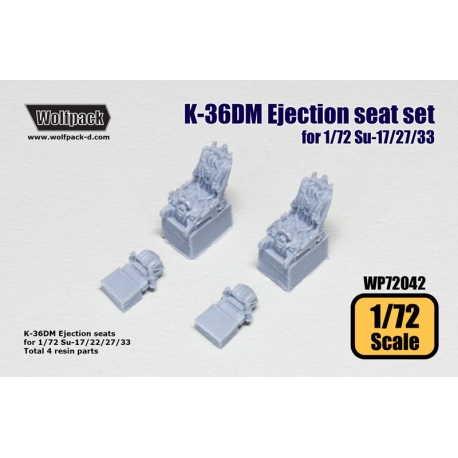 Wolfpack 1/72 K-36DM Ejection seat set for Su-17/27/33 (2 pcs) WP72042