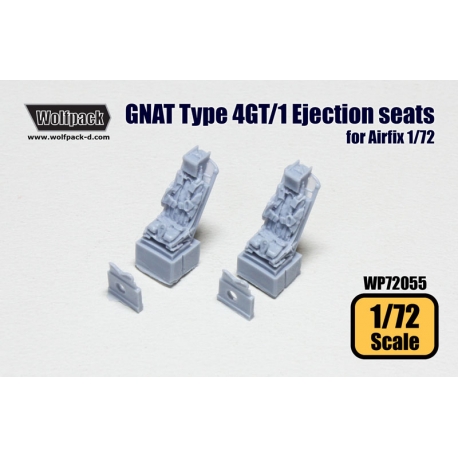 Wolfpack 1/72 scale resin Folland GNAT 4GT/1 Ejection seats for Airfix - WP72055 Wolfpack 1/72 scale resin Folland GNAT 4GT/1 Ejection seats for Airfix - WP72055