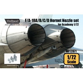 F/A-18A/B/C/D Hornet F404 Engine Nozzle set (for Academy 1/72)