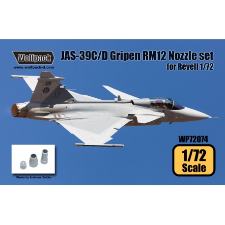 Wolfpack 1/72 JAS-39C/D Gripen RM12 Resin Engine Nozzle for Revell - WP72074 Wolfpack 1/72 JAS-39C/D Gripen RM12 Resin Engine Nozzle for Revell - WP72074