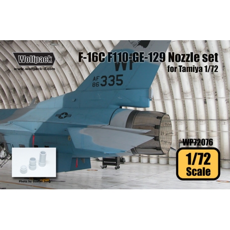Wolfpack 1/72 Resin F-16C F110-GE-129 Engine Nozzle set for Tamiya - WP72076