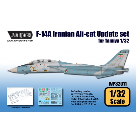 F-14A Iranian Alicat Update set (for Tamiya 1/32)