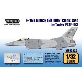 F-16E Block 60 'UAE' Conversion set (for Tamiya 1/32)