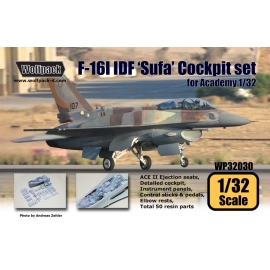 F-16I IDF 'Sufa' Cockpit set (for Academy 1/32)