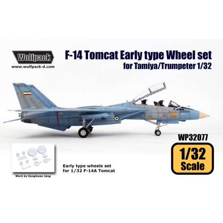 F-14 Tomcat EarlyType wheel set (for Tamiya/Trumpeter 1/32)