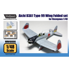 Aichi D3A1 Type 99 Wing Folded set (for Hasegawa 1/48)